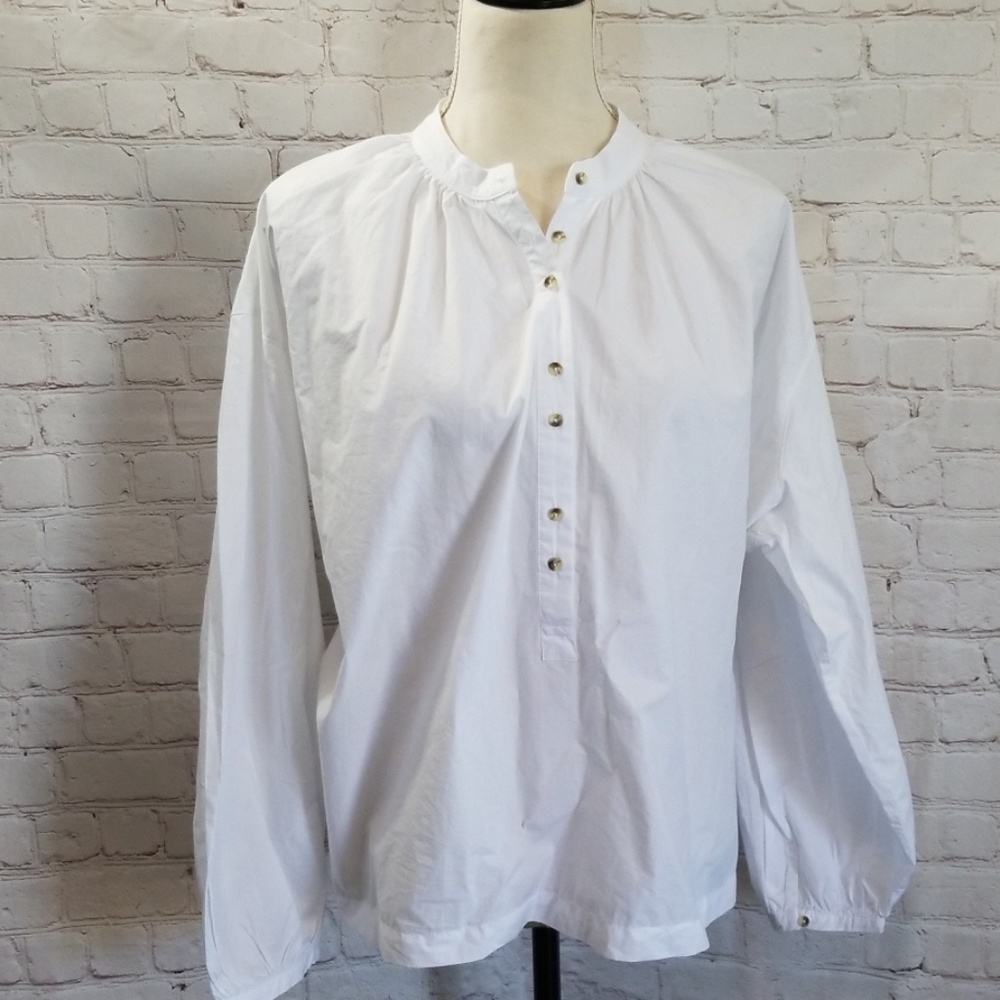 Free People White Hey Baby Blouse NWOT - Picture 3 of 7